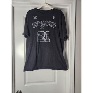 Adidas San Antonio Spurs Tim Duncan #21 Tee – Size Large